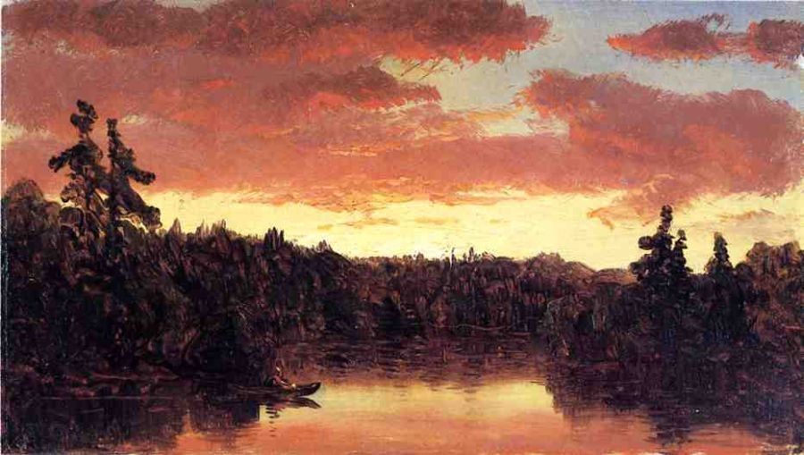 Sanford Robinson Gifford Sunset on Lake George